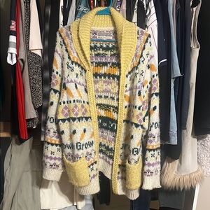Kimchi Blue Multicolor Patterned Sweater